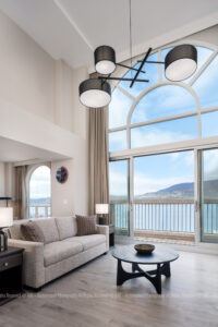 Presidential Suite Living Room at the Delta Grand Okanagan Resort in Kelowna, British Columbia