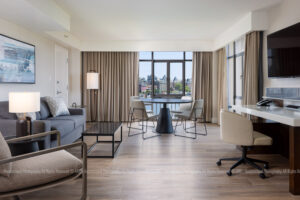 Suite Living Room - Victoria Ocean Pointe Resort Victoria, British Columbia